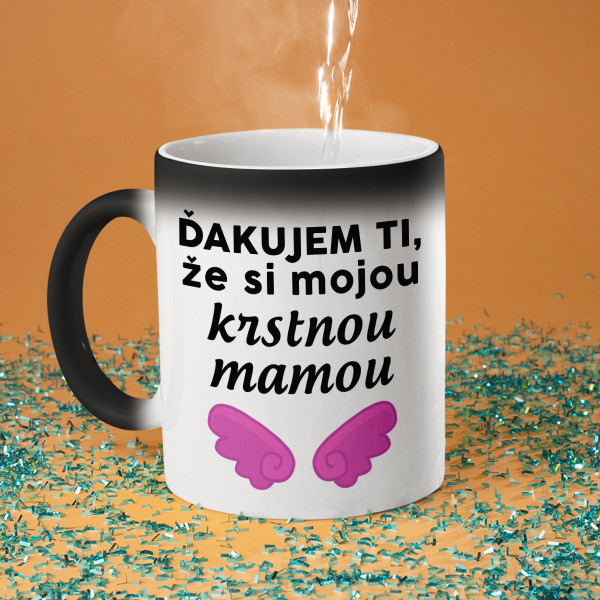 Hrnček "Ďakujem, že si moja krstná mama"