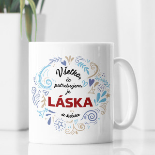 Hrnček "Láska a káva"