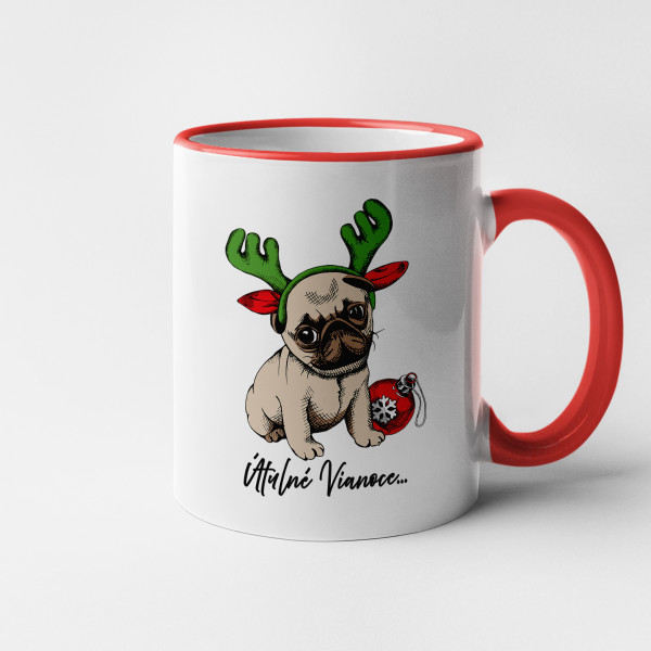 Hrnček "Mopsove Vianoce"