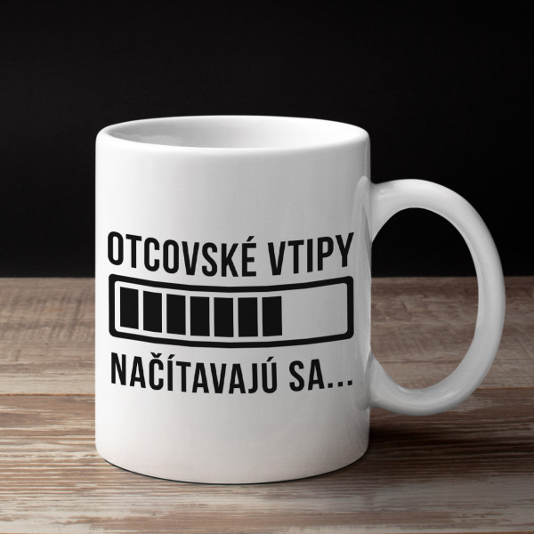 Hrnček "Načítavam otcove vtipy"