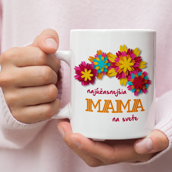 Hrnček "Najúžasnejšia mama"