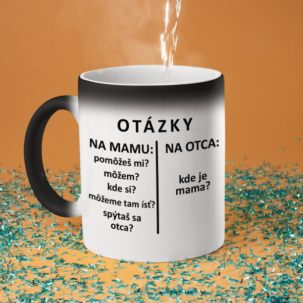 Hrnček "Otázky pre otca"