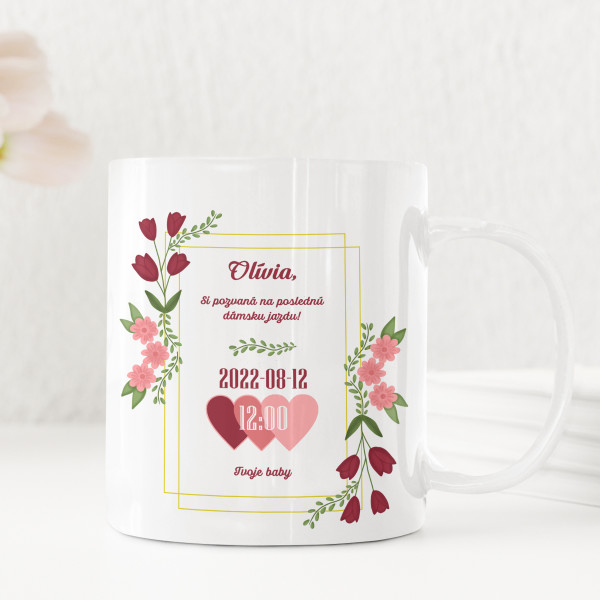 Hrnček "Pozvánka na rozlúčku so slobodou"