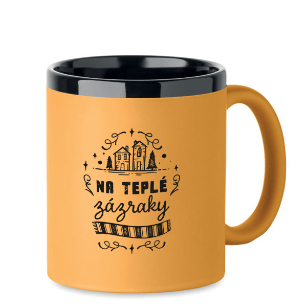 Hrnček s gravírovaním "Na teplé zázraky"