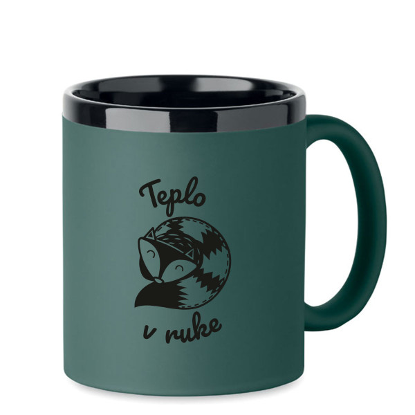 Hrnček s gravírovaním "Teplo v ruke"