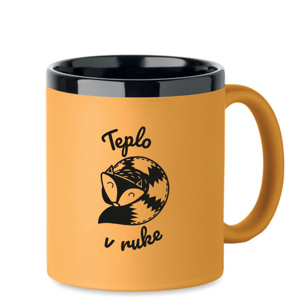 Hrnček s gravírovaním "Teplo v ruke"