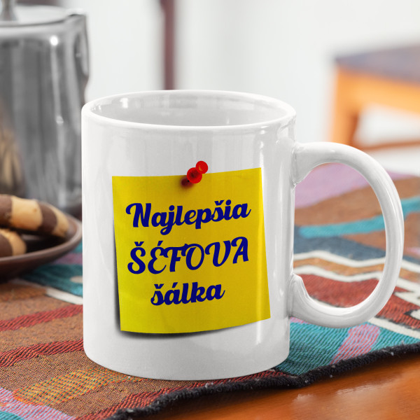 Hrnček "Šálka najlepšieho šéfa"