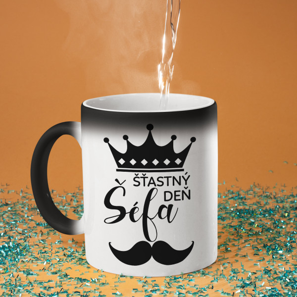 Hrnček "Šťastný deň šéfa"