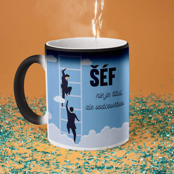 Hrnček "Šéf – nie je len titul"