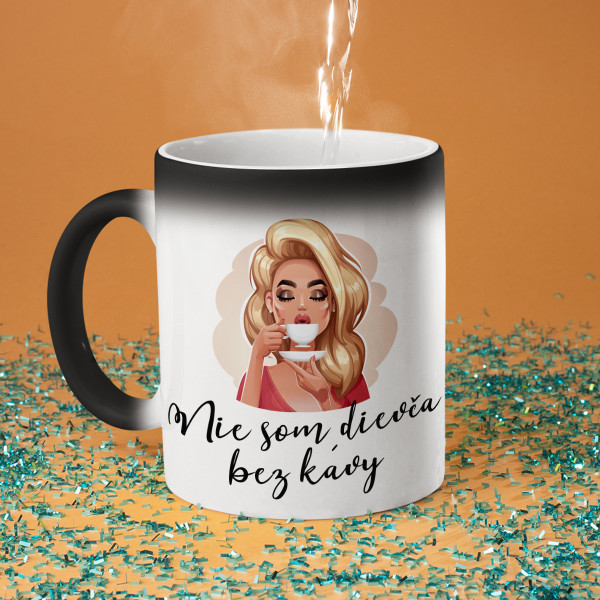 Hrnček "Nie som dievča bez kávy"
