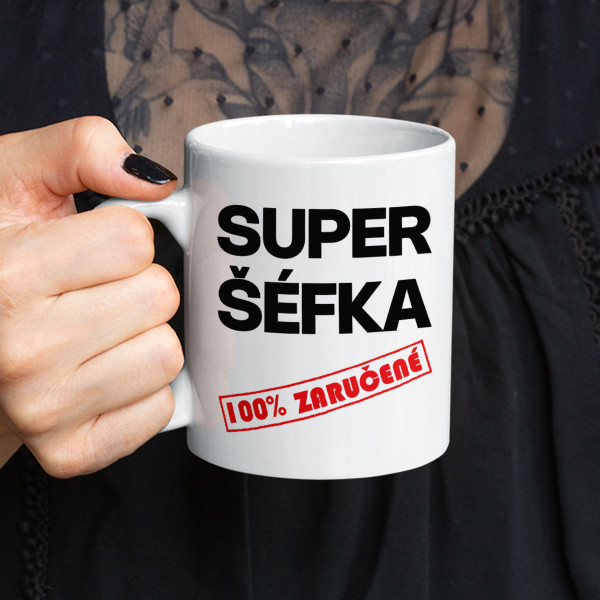 Hrnček "Super šéfka" Hrnček "Super šéfka"