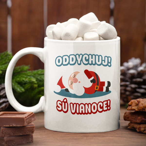 Hrnček "Uvoľni sa! Sú Vianoce"