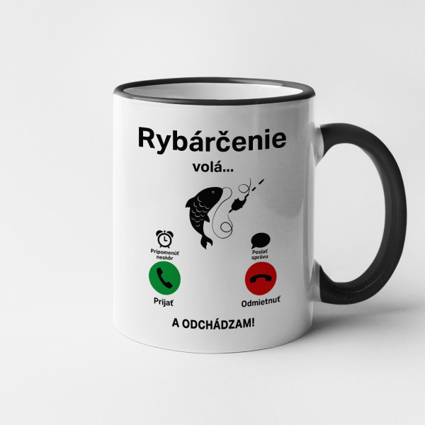 Hrnček "Volá rybačka"