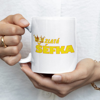 Hrnček "Zlatá šéfka"