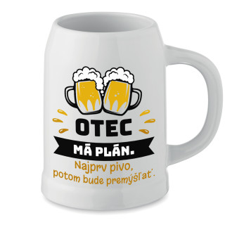 Keramický hrnček "Otec má plán"