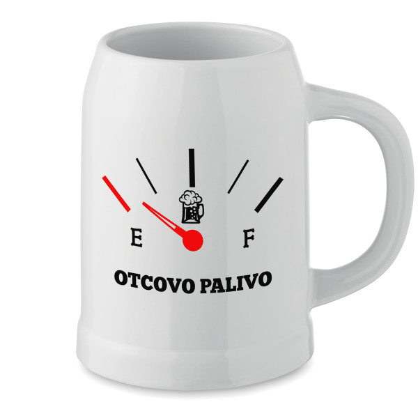 Keramický hrnček s nápisom "Otcovo palivo" Keramický hrnček s nápisom "Otcovo palivo"