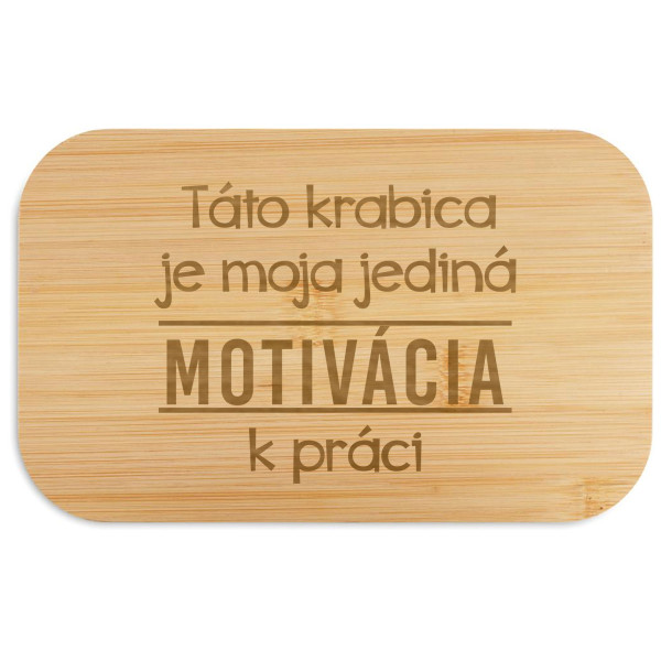 Krabička na obed "BEIBABOX – motivácia do práce"