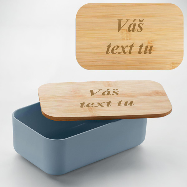 Krabička na obed "BEIBABOX" s textom podľa vášho výberu
