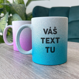 Lesklý hrnček s vami vybraným textom