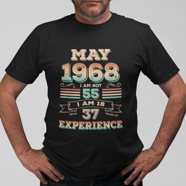 Tričko "Experience" s vybraným dátumom