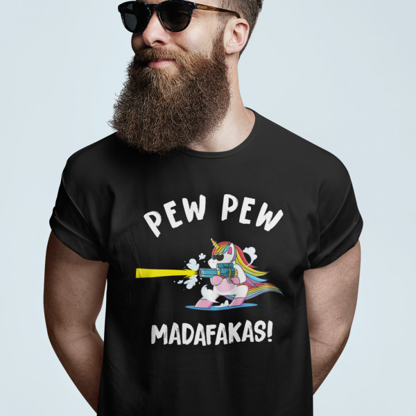 Tričká "Pew pew jednorožec"