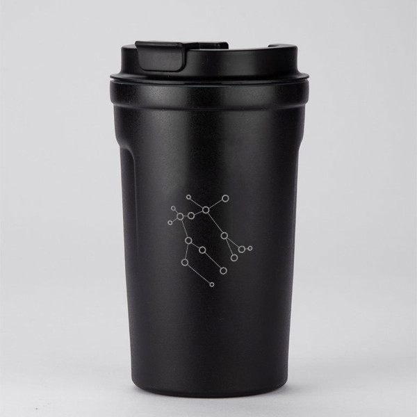 Kovový termo hrnček "Zodiaková konštelácia" s vaším vybraným zverokruhom (400ml)