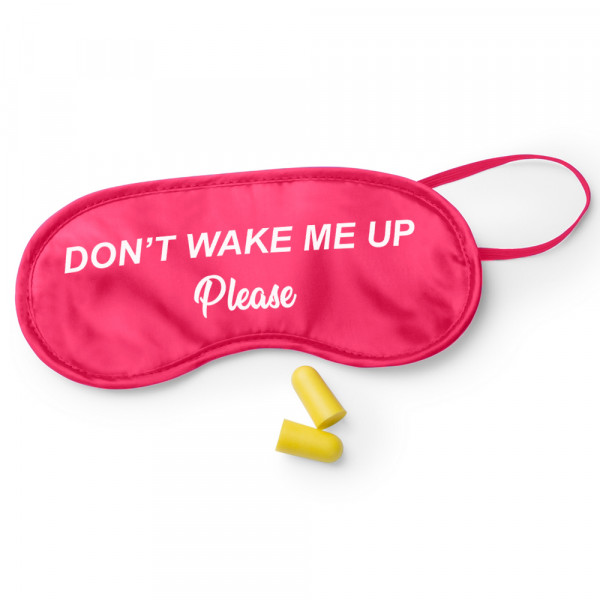 Maska na spanie "Don't wake me up, please"