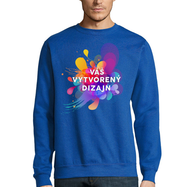 Mikina s vaším vlastným dizajnom (bez kapucne)