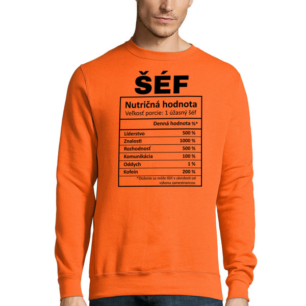 Mikina "Zloženie šéfa" (bez kapucne)