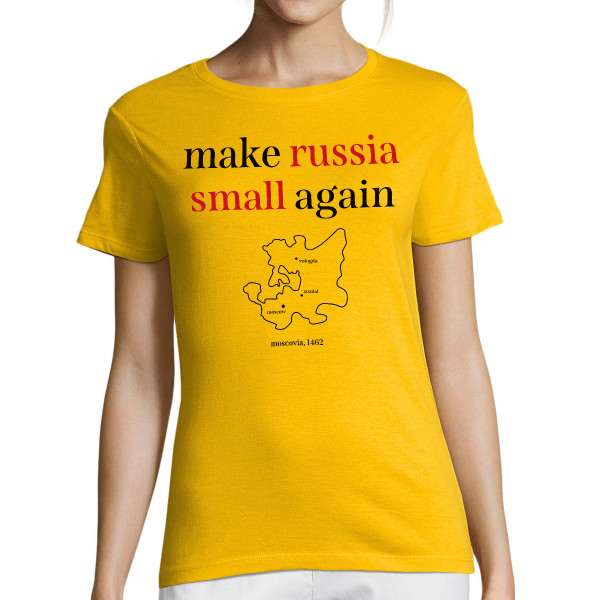 Dámske tričko "Make Russia small again"