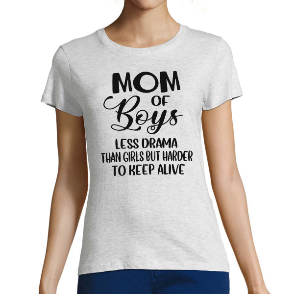 Dámske tričká "Mom of boys"