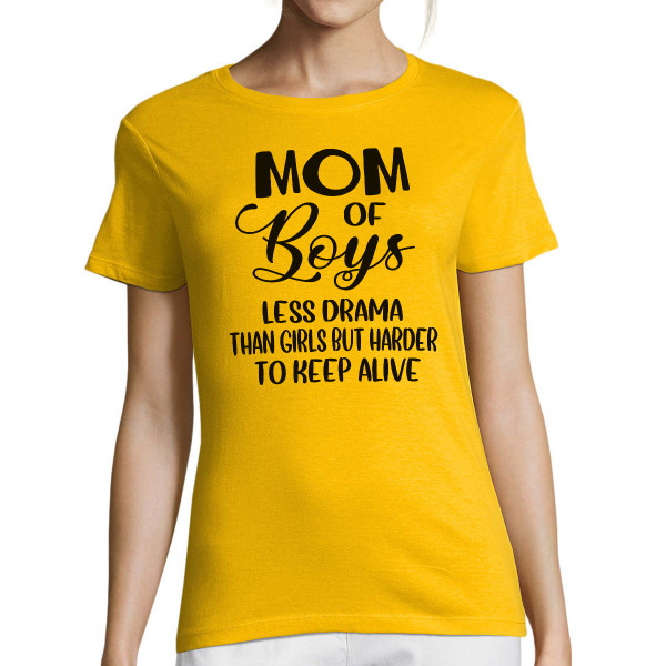 Dámske tričká "Mom of boys"