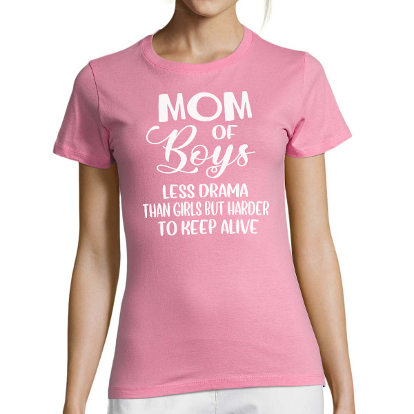 Dámske tričká "Mom of boys"