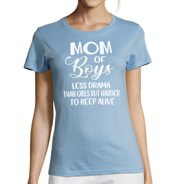 Dámske tričká "Mom of boys"