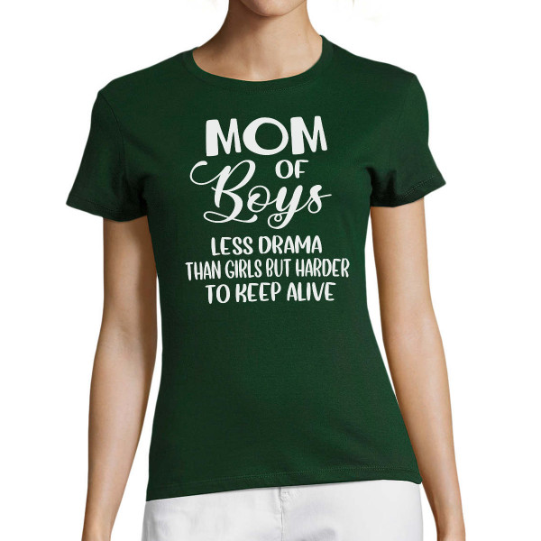Dámske tričká "Mom of boys"