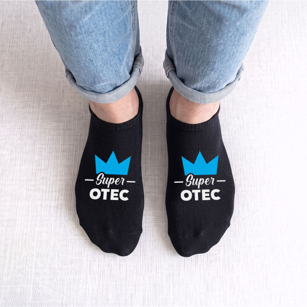 Pánske krátke ponožky "Super otec"