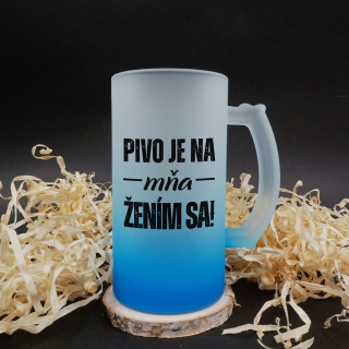 Pivný pohár "Budem sa ženiť" Pivný pohár "Budem sa ženiť"