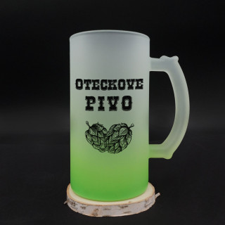 Pivný pohár "Pivo od tatka"