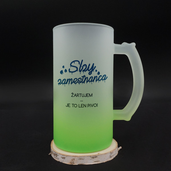 Pivný pohár "Slzy zamestnancov"