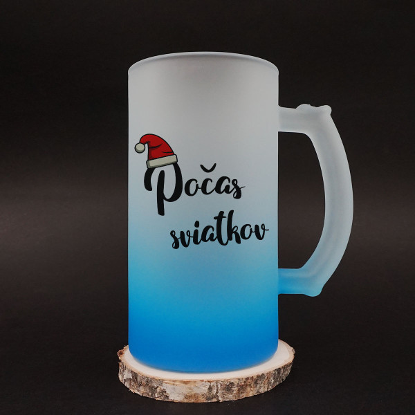 Pivný džbánok "Počas sviatkov"