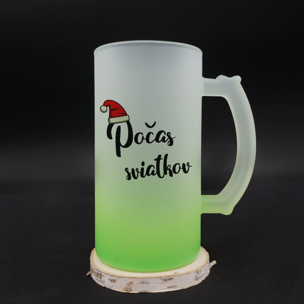 Pivný džbánok "Počas sviatkov"