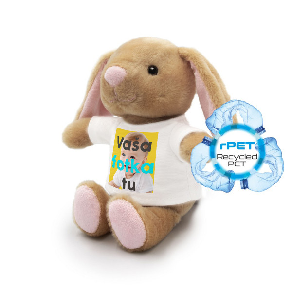 Plyšový zajačik „Binky“ s vami vybranou fotografiou (18 cm) Plyšový zajačik „Binky“ s vami vybranou fotografiou (18 cm)