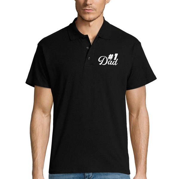 Polo tričká "#1 Dad"