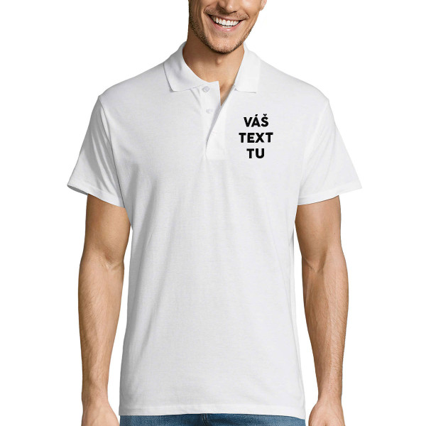 Polo tričko s vlastným textom Polo tričko s vlastným textom