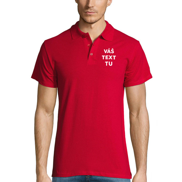 Polo tričko s vlastným textom Polo tričko s vlastným textom