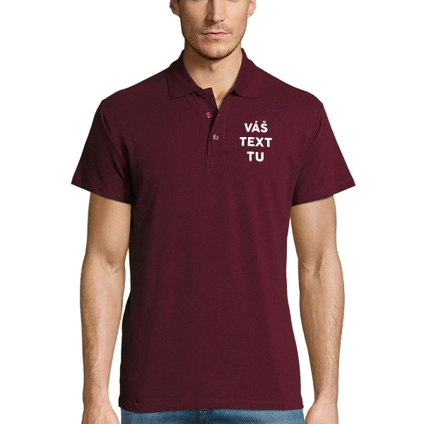Polo tričko s vlastným textom Polo tričko s vlastným textom