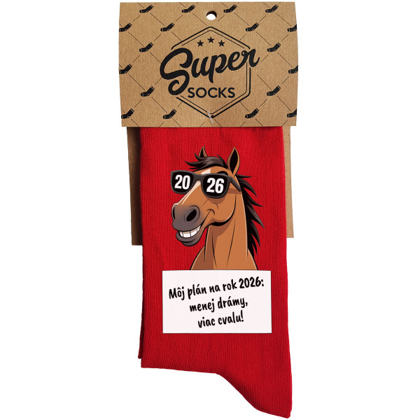 Ponožky "Môj plán na rok 2026"