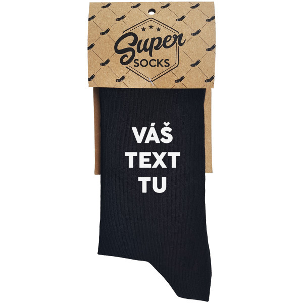 Ponožky s vami vybraným textom Ponožky s vami vybraným textom