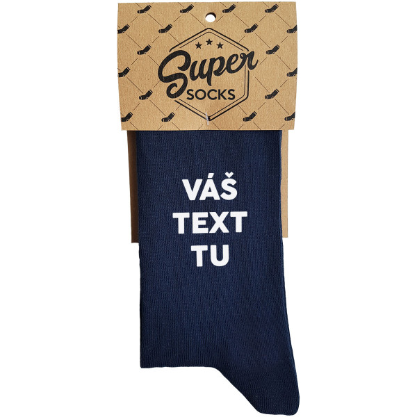 Ponožky s vami vybraným textom Ponožky s vami vybraným textom