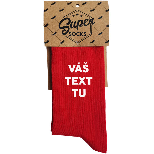 Ponožky s vami vybraným textom Ponožky s vami vybraným textom